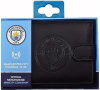 Team Merchandise Leather Clip Wallet Man City Man City