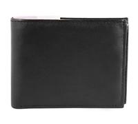 Portefeuille homme - Nick - Cuir mouton - Noir - Compact 12x9 cm