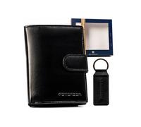Portefeuille homme Peterson Ptn Set-m-1542l-kcs noir - semi-rigide