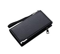 Portefeuille Homme Porte Monnaie Homme Grand Cuir Zippé Marron Noir Carte Feuille En Wallet for Men Portefeuilles format Petit Paysage Véritable Pour Et Fermeture Éclair Bifold 3 Volets Carbone Tissu