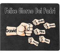 Portefeuille Homme pour Professionnel Élégant Porte Carte Cadeau Luxe en Cuir Véritable avec Design Moderne Porte Monnaie Cuir Minimaliste Durable Idée Cadeau Rafiné pour Fête des Pères (Black)