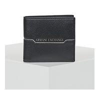Portefeuille hommes Armani Exchange CEDRIC BIFOLD COIN POCKET Noir Unique