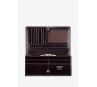 Portefeuille horizontal Wittchen pour femme en cuir verni noir
