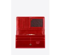 Portefeuille horizontal Wittchen pour femme en cuir verni rouge