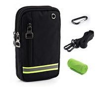 Portefeuille Housse Sport Petit Pochette Tactique Ceinture Homme Femme Bandoulière Sacoche Gadget Banane à Main Sac Téléphone Portable de Voyage avec Boucle pour iPhone Samsung Wiko Smartphone