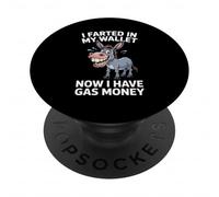 Portefeuille Humoristique en Forme d'âne pour Homme et Femme PopSockets PopGrip Adhésif