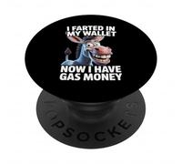 Portefeuille Humoristique en Forme d'âne pour Homme et Femme PopSockets PopGrip Adhésif