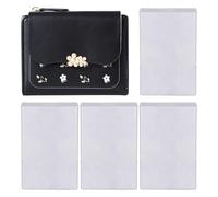 Portefeuille Imprimé 1 Pièce, Porte-Carte Transparent 4 Pièces, Portefeuille pour Femme, Mini Portefeuille pour Femme, Portefeuille De Voyage pour Femme, Porte-Carte pour Femme