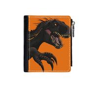 Portefeuille Indoraptor de Jurassic World=35 Compact en Simili-Cuir Porte-Cartes Fermeture Éclair Homme Femme Ad