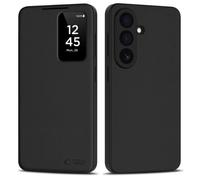 Portefeuille intelligent Samsung Galaxy S26 - Tech-Protect - Noir mat - Ouverture horizontale - Étui de protection