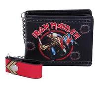 Portefeuille Iron Maiden Eddie Trooper avec chaîne - 11 cm (L) x 9 cm (H) Noir G