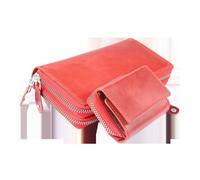 Portefeuille - JUST - Format horizontal - Cuir chèvre - RFID - Rouge