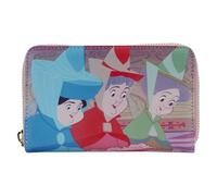 Disney Loungefly Portefeuille Sleeping Beauty Princess Scene rose G