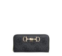 Guess Porte-monnaie Janie Logo SLG – Portefeuille zippé – Gris foncé