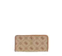 Guess Portefeuille zippé Neda SLG Grand Logo Latte