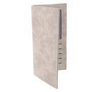 Portefeuille Long Ultra Fin à Multiples Compartiments en Pu pour Hommes | Double Pli Compact, 2 Rangements Latéraux, Rangement Cartes, Style Minimaliste