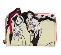 Portefeuille Loungefly - 101 Dalmatians Villains - Scène Cruella blanc G