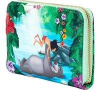 Portefeuille loungefly disney jungle livre nécessités zip autour du porte-monnaie