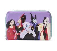 Portefeuille - Loungefly - Disney Villains - Color Block - 15x10cm - Zippée
