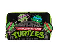 Portefeuille - Loungefly - Tortues Ninja - Souple - Fermoir porte-monnaie - Multicolore