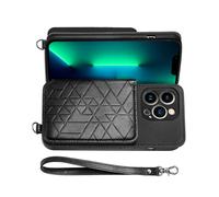 Portefeuille magnétique en cuir au design fin, protection renforcée pour iPhone 14 Pro Max, portefeuille magnétique ultra-fin avec blocage RFID,