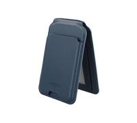 Accezz Portefeuille en cuir magnétique avec support - Compatible avec Apple Find My - Nightfall Blue