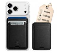 Portefeuille magnétique mobile pour MagSafe Porte-cartes iPhone Samsung Android Wallet RFID Slim Compatible iPhone 16 15 14 13 12 Galaxy S25 S24 S23 Accessoire Premium Minimaliste Noir élégant