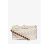 Portefeuille - Michael Kors Jet Set Travel, grand format, logo signature - Vanille