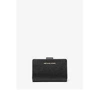 Portefeuille - Michael Kors - Zip Autour Bifold - Cuir Noir - Taille Moyenne - Femme