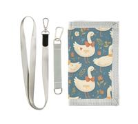 Portefeuille mignon en forme de canard pour homme avec pince à billets et cordon, dessin animé mignon canard, 1 size, Tendance