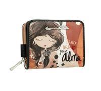 Anekke - Portefeuille mini femme "Alma" - 10 x 9 x 2 cm - Coloris Multicolore Multicolore G