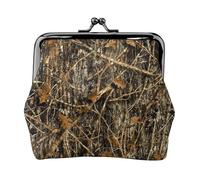Portefeuille minimaliste et léger avec impression camouflage d'automne pour les trajets scolaires et de travail, trousse de voyage pour concerts