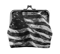Portefeuille minimaliste et léger avec imprimé drapeau américain camouflage pour l'école et le travail, trousse de voyage pour concerts