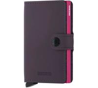 Portefeuille - MINIWALLET SECRID - Violet foncé-Fuchsia - Aluminium - Coque rigide