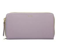 Portefeuille - Mode - LA purse - Cuir Saffiano - Parme - Souple - Zippée