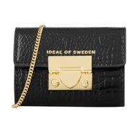 Portefeuille Modèle Liv Padlock au Motif Serpent avec Chaîne Amovible de 105 cm Noir