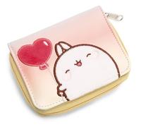 NICI Portefeuille MOLANG 12x9,5cm Blanc - Porte-Monnaie pour Fille, Pochette à Fermeture éclair pour Les Fans de Filles et d'adolescents, Cadeau