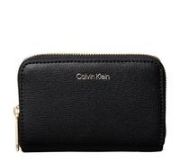 Portefeuille Moyen À Fermeture Éclair Avec Logo Moulé Calvin Klein