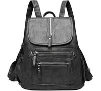 Portefeuille Multicouche Sac à Dos décontracté de Voyage de Voyage Dames bagpack spacieux Compartiment Principal et pochet de Bouteille d'eau intégrée Fanny Pack