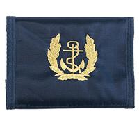 Portefeuille, Nylon, Bleu, w/Insigne, Couleur:Blau/Marine