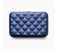 Portefeuille - Ögon Design - Lady Case - Aluminium matelassé - Bleu Marine - Compact et léger