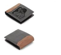 Portefeuille Personnalisé Gravé Portefeuille Photo Personnalisé Anniversaire Anniversaire Fête des Pères Cadeau pour Homme Cadeau pour Mari Color1,One Size