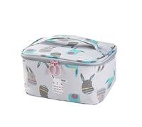 Portefeuille Petit Format cosmétique Dessin animé Sundries Sac de capacité Bourse (Grey, One Size)