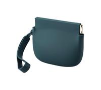 Portefeuille , petit sac en silicone | Petite boîte de poche pour casque filaire | Portefeuille portable, organisateur d'accessoires cosmétiques Du rouge à lèvres au, vert foncé, Voir