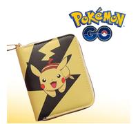 Portefeuille Pikachu - Portemonnaie Compact avec Fermeture Éclair - Accessoire Pokémon Enfant et Adulte