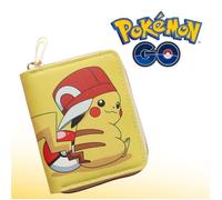Portefeuille Pikachu - Portemonnaie Compact avec Fermeture Éclair - Design Pokémon