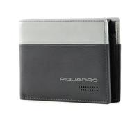 Portefeuille - PIQUADRO - Urban - Cuir - Élégant - RFID - Grigio - Nero