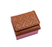 Portefeuille Pliant Court for Femmes, avec Plusieurs Positions de Cartes brodées d'amour, léger(Color 3)