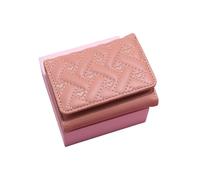 Portefeuille Pliant Court for Femmes, avec Plusieurs Positions de Cartes brodées d'amour, léger(Color 7)