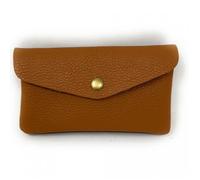 Portefeuille pochette - OH MY BAG - COMPO - Cuir grainé - Camel - Femme